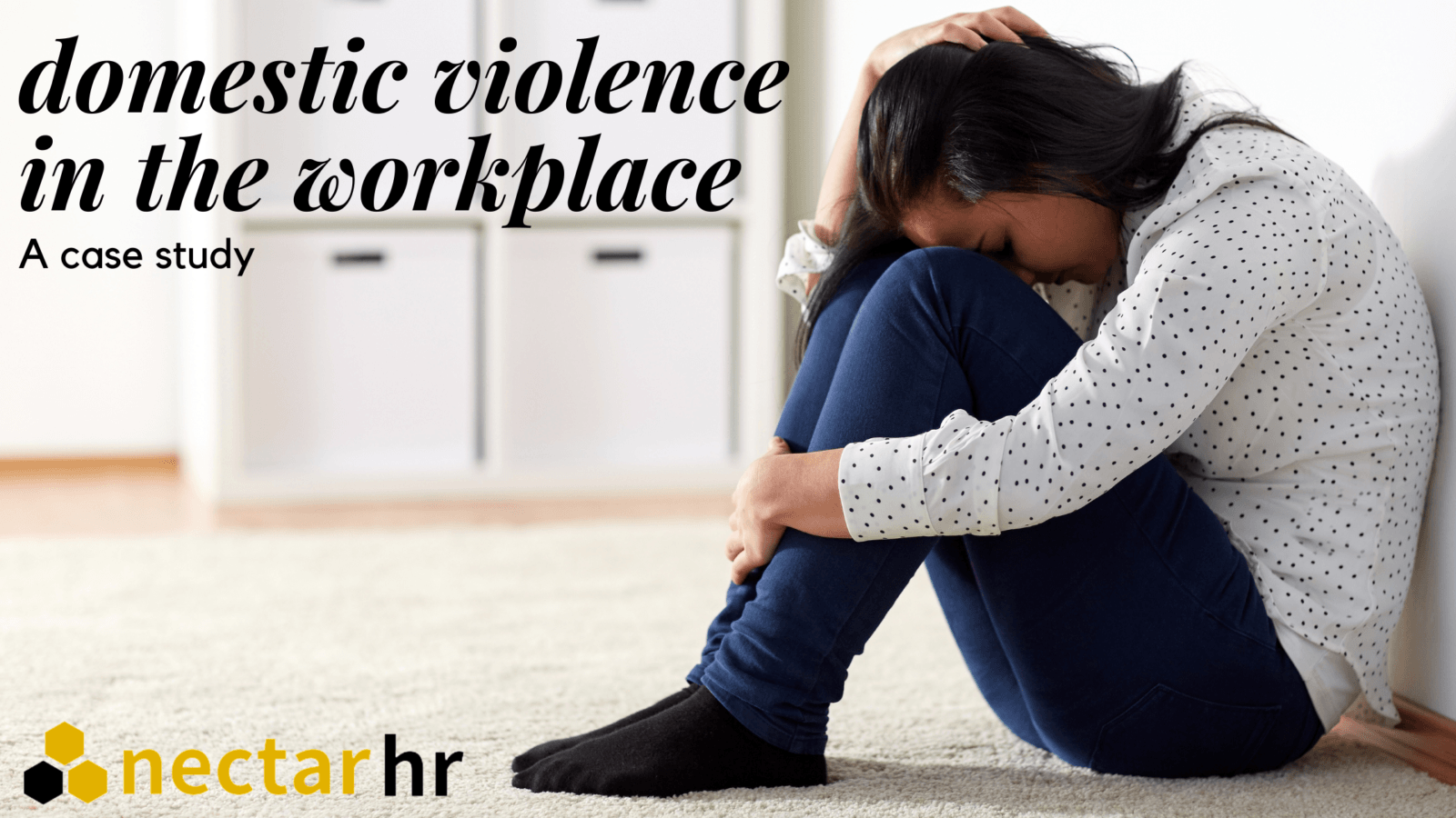 OUR BLOG 11 a female victim of domestic abuse cowering