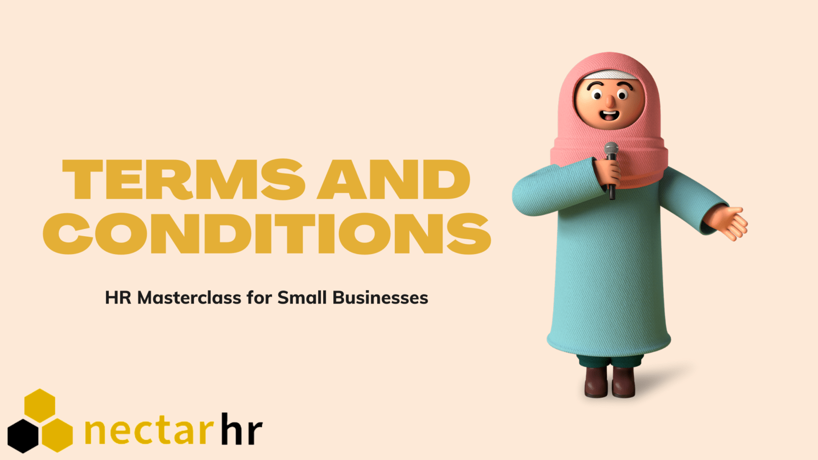 Masterclass - terms and conditions