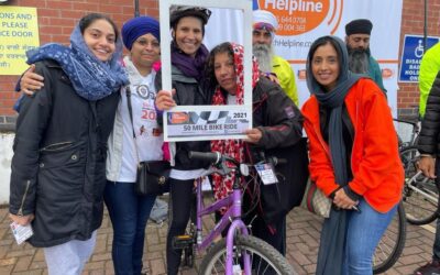 Sonia attends Sikh Helpline UK bike ride charity event