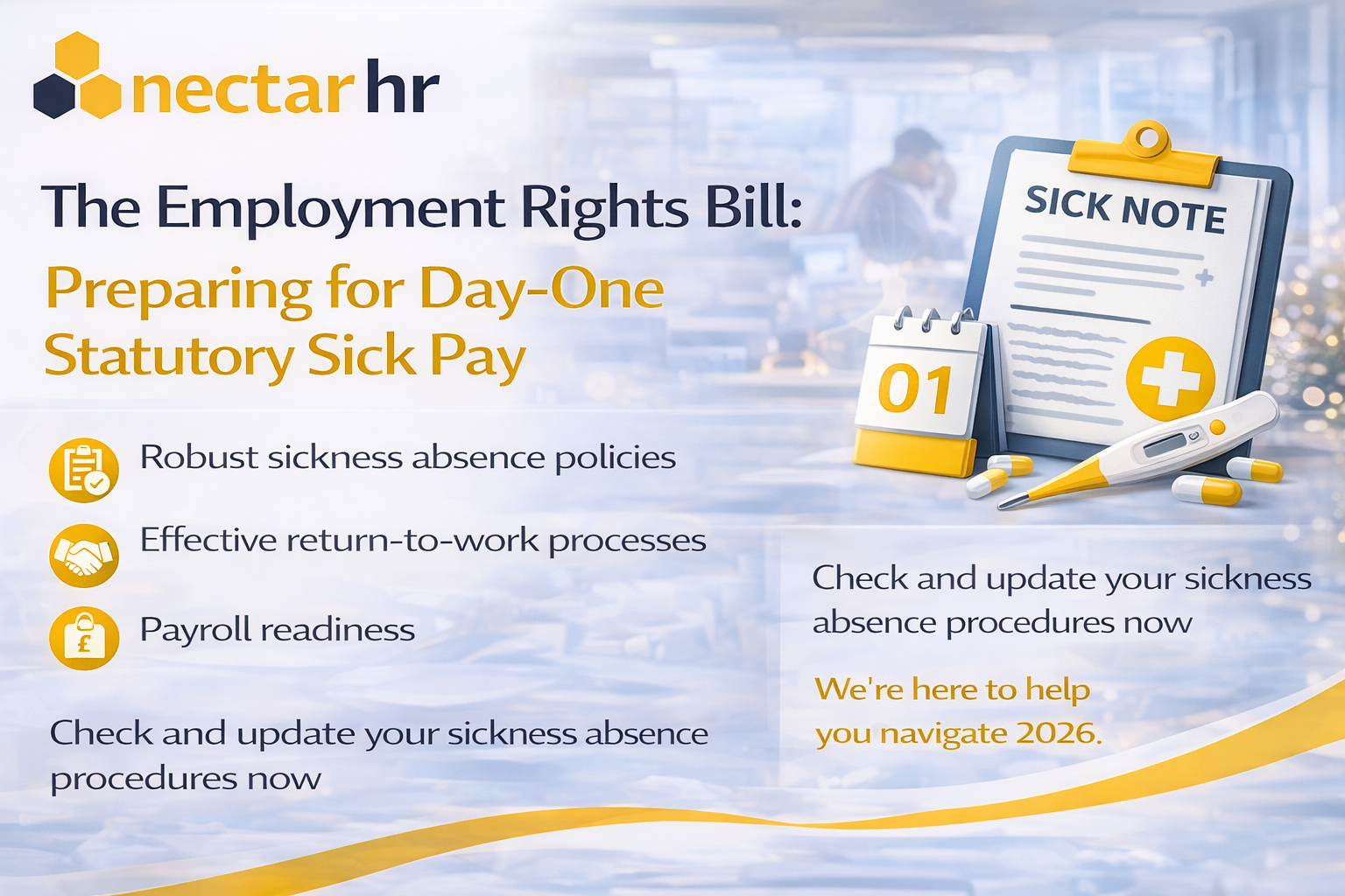 The Employment Rights Bill: Preparing for Day-One Statutory Sick Pay