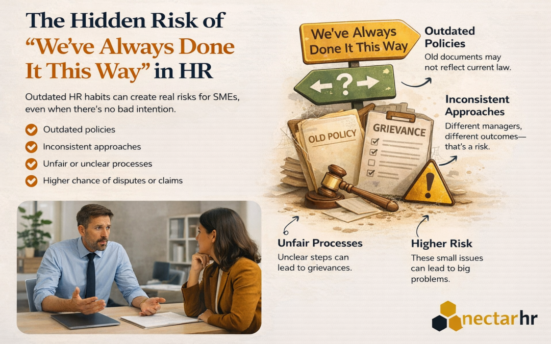 The Hidden Risk of “We’ve Always Done It This Way” in HR