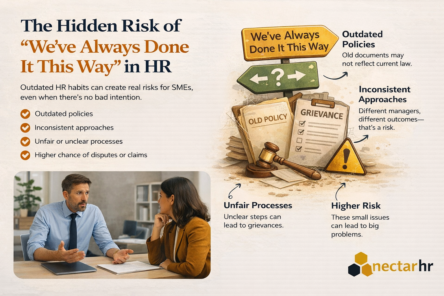 The Hidden Risk of “We’ve Always Done It This Way” in HR