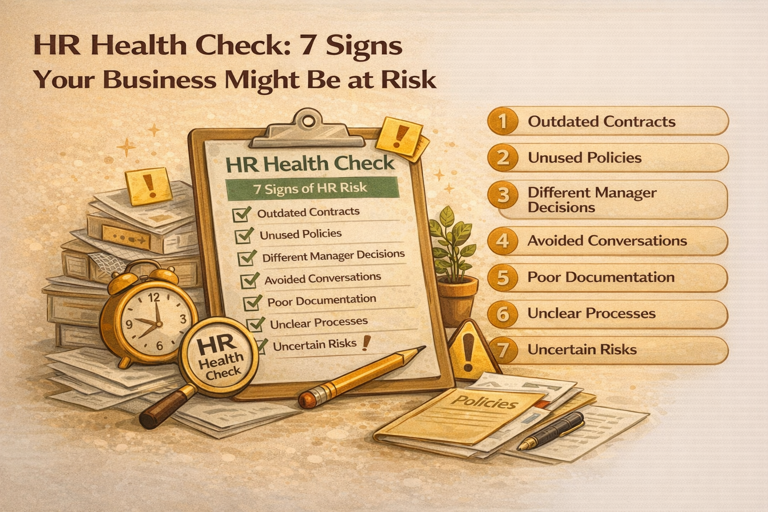 HR Health Check: 7 Signs Your Business Might Be At Risk