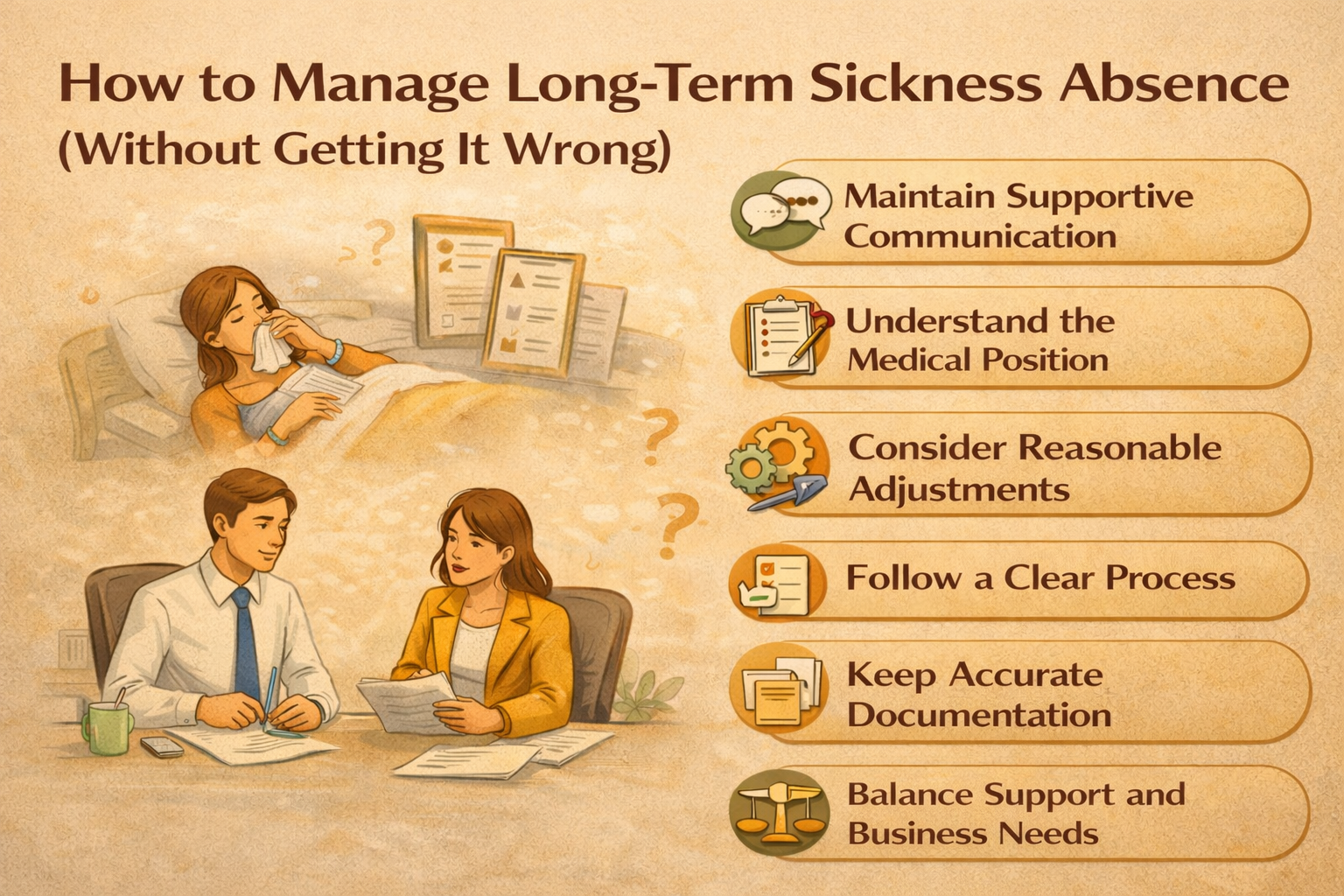 How to Manage Long-Term Sickness Absence (Without Getting It Wrong)