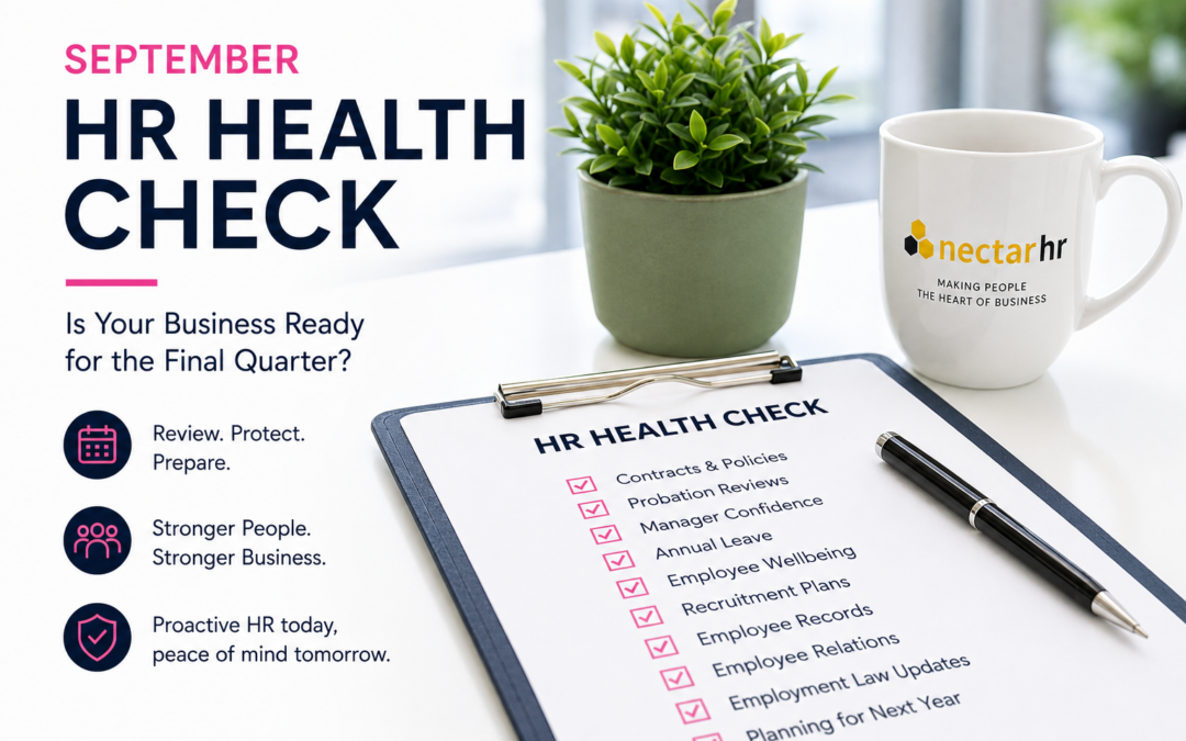 September HR Health Check – Is Your Business Ready for the Final Quarter?
